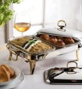 تصویر سوفله 2تکه مستطیل روما طلایی ریور کد RM 500G 