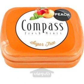 تصویر خوشبو کننده دهان بدون شکر هلو با شیرین کننده 14 گرم کامپس Compass ا Compass mints peach sugar free with sweeteners 14 g Compass mints peach sugar free with sweeteners 14 g