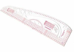 تصویر خط کش خیاطی همه کاره ژله ای Flexible Sewing Ruler