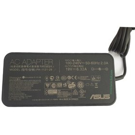 تصویر شارژر لپ تاپ ایسوس ۱۹ ولت ۶.۳۲ آمپر ۱۲۰ وات سر ۴.۵×۳.۰ 