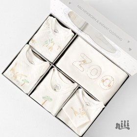 تصویر ست ۱۳ تکه نیلی طرح جنگل nili