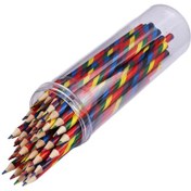 تصویر مداد چهار رنگ بسته 50 عددی 