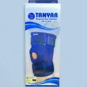 تصویر زانوبند چهار فنره نئوپرن تن یار فری سایز مدل ۵۰۲۸ Tanyar Neoprene Knee Stabilizer With Four Stays 5028