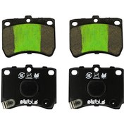 تصویر لنت ترمز جلو دیسکی نائو سرامیک الیجیبل کد KA06 مناسب برای 