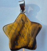 تصویر گردن آویز چشم ببر تراش ستاره کپی Eye tiger