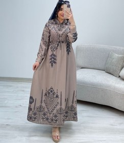 تصویر پیراهن فلور نخ درجه یک سنتی - کله‌غازی 