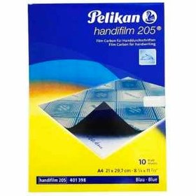 تصویر کاغذ کاربن پلیکان مدل Handifilm 205 سایز A4 بسته 10 عددی 