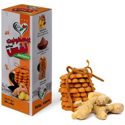 تصویر بیسکویت زنجبیلی ارگانیک 