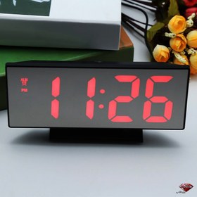 تصویر ساعت آینه ای دیجیتالی رومیزی 