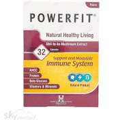 تصویر کپسول پاورفیت 32 عدد هولیستیکا HOLISTICA POWERFIT CAPSULES SHI-TA-KE MUSHROOM 32PCS