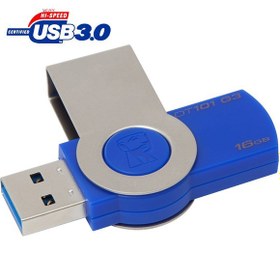 تصویر فلش مموری کینگستون مدل دی تی 101 با ظرفیت 16 گیگابایت ا DT101 G3 USB 3.0 Flash Memory 16GB DT101 G3 USB 3.0 Flash Memory 16GB