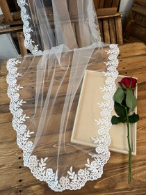 تصویر تور سر عروس کد ۱۰۱۰ 