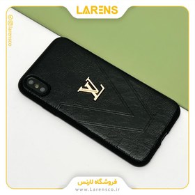 تصویر لارنس | قیمت و خرید كاور برند Terrys سري LV Leather ايفون Max Xs رنگ Black 