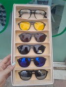 تصویر عینک آفتابی پنج کاوره کد ۱۲۰۵ مناسب خانم‌ها و آقایان با فریم سبک و ظریف 