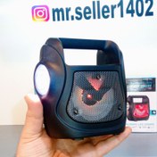 تصویر اسپیکر بلوتوثی شارژی چراغ قوه دار مدل1355 - مشکی ا speaker speaker