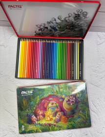 تصویر مدادرنگی 36 فلزی فکتیس 
