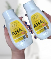 تصویر نمک بدن لایه بردار AHA لنسیاد وزن ۴۳۰ گرم 