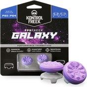 تصویر روکش آنالوگ KontrolFreek مخصوص PS5 و PS4 طرح Galaxy Black و Battle Royale 