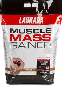 تصویر مس گینر 5.443کیلوگرم لابرادا LABRADA Muscle Mass Gainer, Chocolate 12lbs (5443GR)