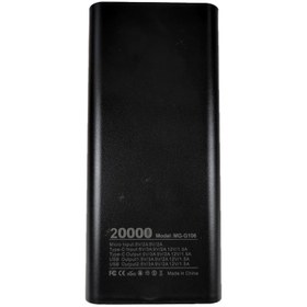 تصویر پاوربانک فست شارژ 20000 میلی آمپر بوکو BUKU MG-G106 