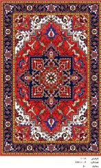 تصویر نخ و نقشه فرش دستبافت تبریز کد ۱۰۱۸ 