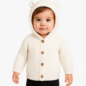 تصویر ژاکت نوزادی سایز 9-12 ماه کد 1010 