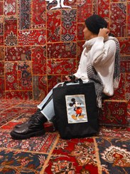 تصویر تت بگ مشکی طرح گربه 