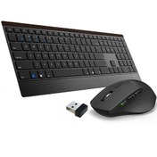 تصویر کیبورد و موس بی سیم رپو مدل 9500M ا Rapoo 9500M Multi-mode Wireless Keyboard and Mouse Rapoo 9500M Multi-mode Wireless Keyboard and Mouse