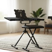 تصویر ست میز و صندلی سنتور فلزی آوا 