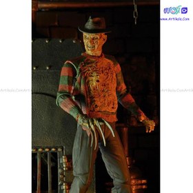 تصویر اکشن فیگور فردی کروگر از فیلم کابوس در خیابان الم Sideshow Collectibles - A Nightmare on Elm Street figurine Freddy Krueger New Nightmare