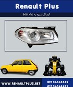 تصویر چراغ جلو مگان 