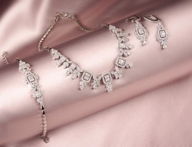 تصویر سرویس جواهری نقره 