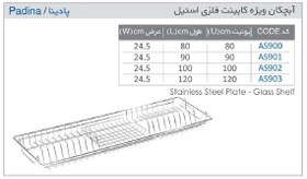 تصویر آبچکان ویژه کابینت فلزی استیل کدAS900 