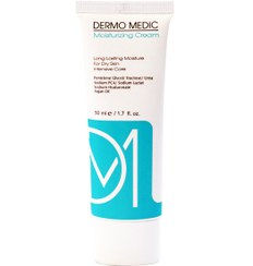 تصویر کرم مرطوب کننده صورت مناسب پوست خشک 50میل درمو مدیک Dermo Medic Moisturizing Cream for dry skin