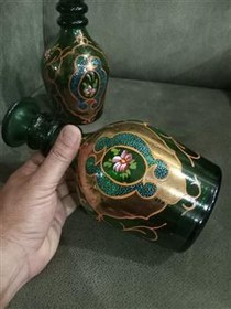 تصویر جفت تنگ قدیمی طلا کوب 