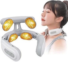 Portable Neck Massager Deep Tissue 3D Kneading Heated Neck, Back