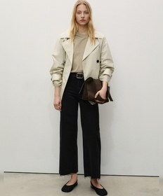 تصویر کراپ وایدلگ مشکی ذغالیMANGO 