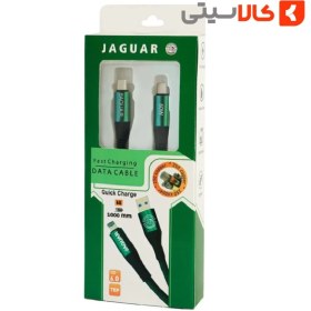 تصویر کابل شارژ تایپ سی به تایپ سی (Type_C) جگوار Type-C charging cable (super fast charging)