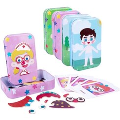 تصویر پازل مگنتی تغییر چهره 