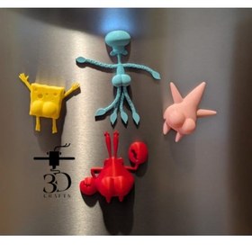 تصویر مگنت باب اسفنجی 