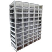 تصویر جعبه قطعات 50 کشو (5*10) کریستالی ا Parts Organizer Box Parts Organizer Box