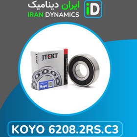 تصویر بلبرینگ کویو 6208.2RS.C3 ساخت ژاپن با قابلیت بررسی اصالت Ball Bearing Koyo 6201.2RS.C3