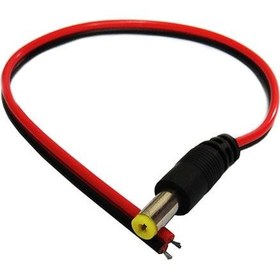 تصویر فیش آداپتوری سیم دار نری MALE ADAPTER PLUG WIRE CABLE