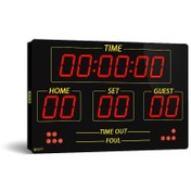 تصویر اسکوربورد ورزشی دیجیتال مدل EC70 کیبورد اختصاصی وایرلس 