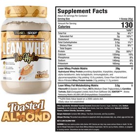 تصویر پروتئین ایزوله لین وی ایزو هیدرو ماسل اسپرت (908 گرم) - pistachio ice cream Muscle Sport Lean Whey Iso Hydro (908 g)