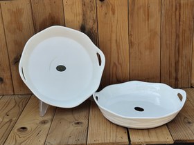 تصویر مرغ خوری گرد موج سرامیکی 