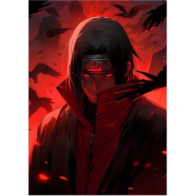 تصویر متال پوستر انیمه Naruto طرح شخصیت Itachi کد N211 