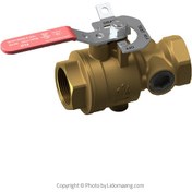 تصویر شیر تست و تخلیه آتش نشانی برند فلوکام Flowcom Test & Drain Valve 