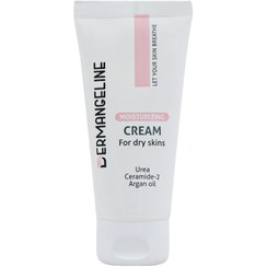 تصویر کرم مرطوب کننده درم انجلین مناسب پوست خشک حجم ۵۰ میلی لیتر 