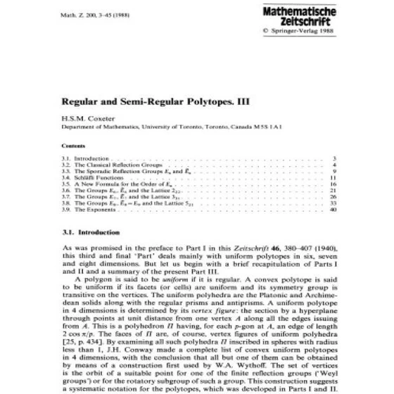 regular-and-semi-regular-polytopes